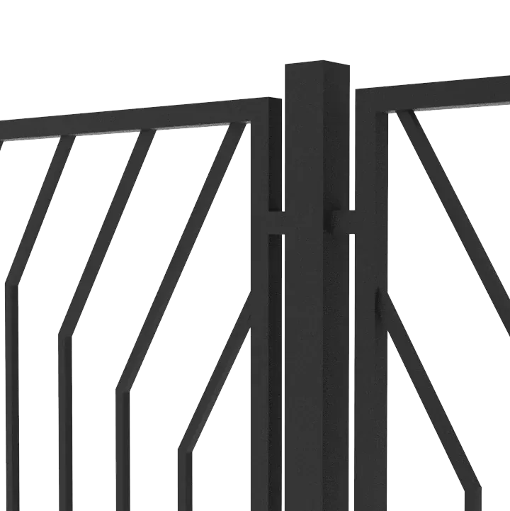 Столб для сварного ограждения 2000х60х40х2 мм