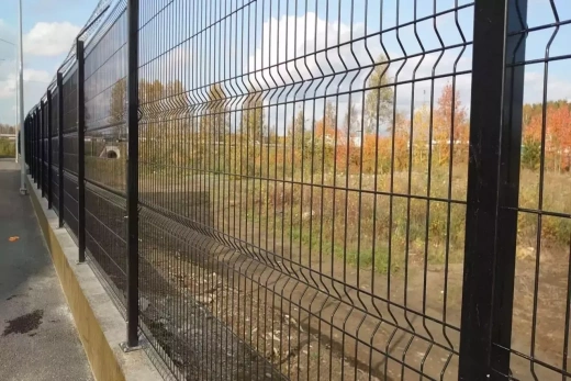 Столб для 3D ограждений «Prom» 80х80